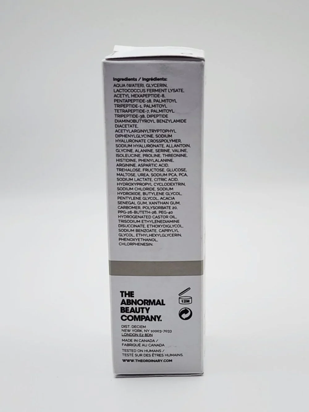 The Ordinary Buffet Peptide Serum Anti Aging Hydration Skin Care 30mL